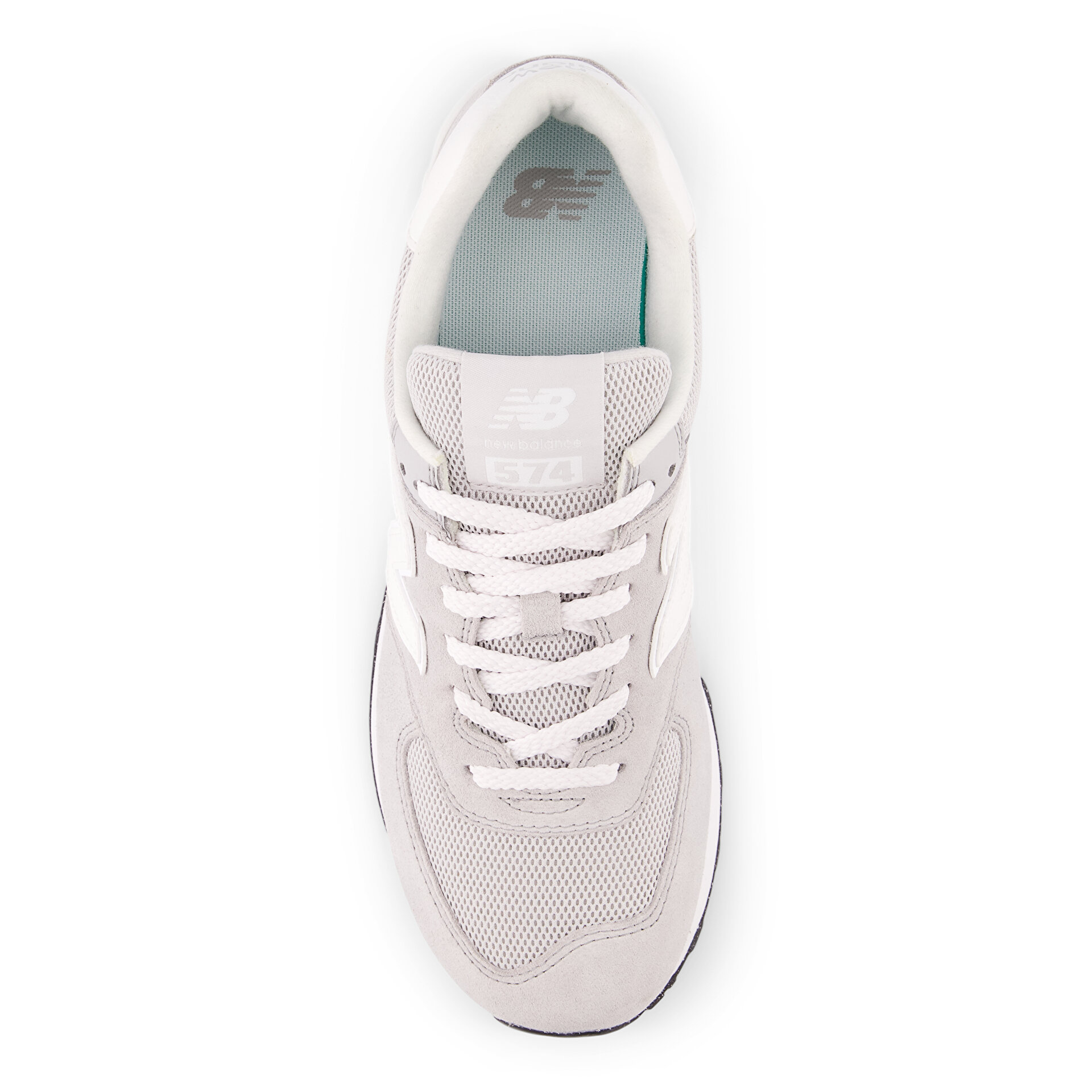 New Balance 574 Unisex Gri Beyaz Günlük Ayakkabı